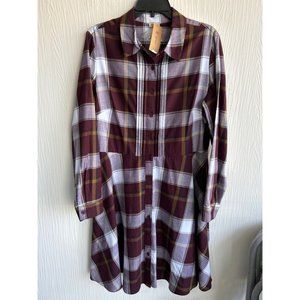 NWT Cremieux, Size 12: Women’s Cotton Dress, Button Up Front, Pretty!